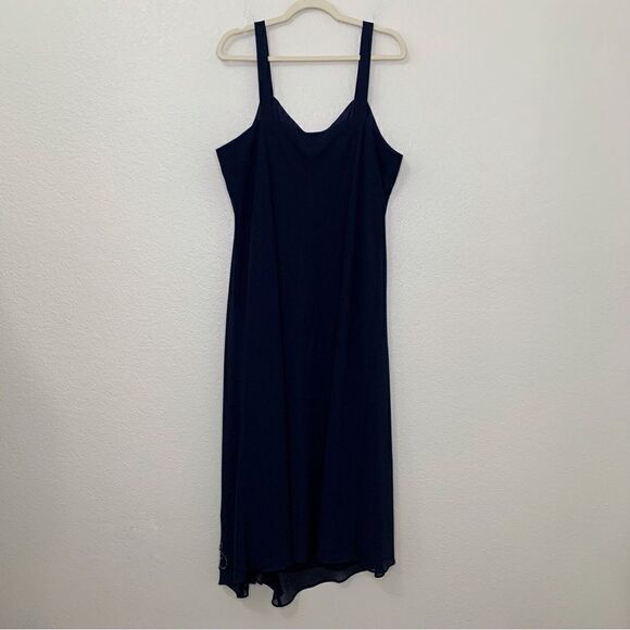 R&M Richards 2 Pieces Blue Embellished Cardigan Dress, Size 20W - Picture 8 of 13